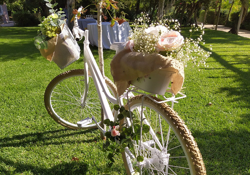 Bicicleta com flores